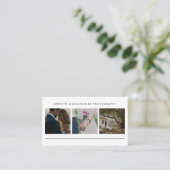 モダンなシンプル3の写真|の最小主義の写真撮影 名刺 (スタンド正面)