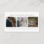 モダンなシンプル3の写真|の最小主義の写真撮影 名刺 (正面)