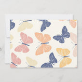 モダンなジェンダーニュートラル フォト バースデー インビテーション (裏面)