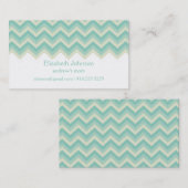 モダンなジグザグ形のお母さんのテレホンカード コーリングカード (正面/裏面)