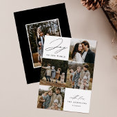 モダンなジョイ・トゥ・ザ・ワールド 5枚写真 シーズンカード