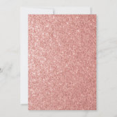 モダンなスイート16スクリプト誕生日 招待状 (裏面)