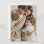 モダンなスカンジナビアのクリスマス シーズンカード (裏面)