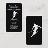 モダンなスキー 名刺 (正面/裏面)