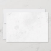 モダンなスクリプトエレガントな結婚前お茶会の招待状 (裏面)