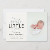 モダンなスクリプト写真 こんにちは小さなひと (正面)