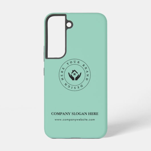 モダンなスタイリストが編集可能なロゴとテキスト SAMSUNG GALAXYケース (裏面)