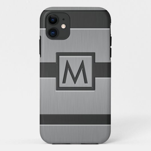 モダンなスタイルのモノグラム Case-Mate iPhoneケース (裏面)