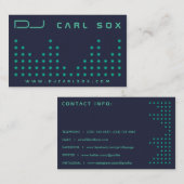 モダンなスタイルの平衡装置はライトに点を打ちます 名刺 (正面/裏面)