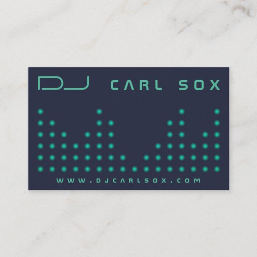 モダンなスタイルの平衡装置はライトに点を打ちます 名刺 (正面)