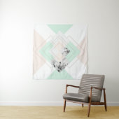 モダンなスタイルの幾何学的設計 タペストリー (インサイチュ(横))