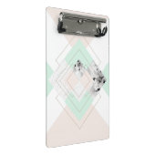 モダンなスタイルの幾何学的設計 ミニクリップボード (アングル)