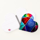 モダンなステンドグラス幾何学信仰ジャーナル ノートブック (内部)