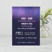 モダンなストリングライト 招待状 (スタンド正面)