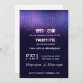 モダンなストリングライト 招待状 (正面/裏面)