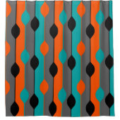 モダンなスプーンでつぐこと シャワーカーテン (正面)