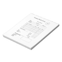 モダンなスモールビジネスのカスタム注文売上領収書