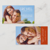 モダンなセラピストの名刺 名刺 (正面/裏面)