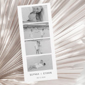 モダンなセーブ・ザ・デート フォトストリップ セーブザデート