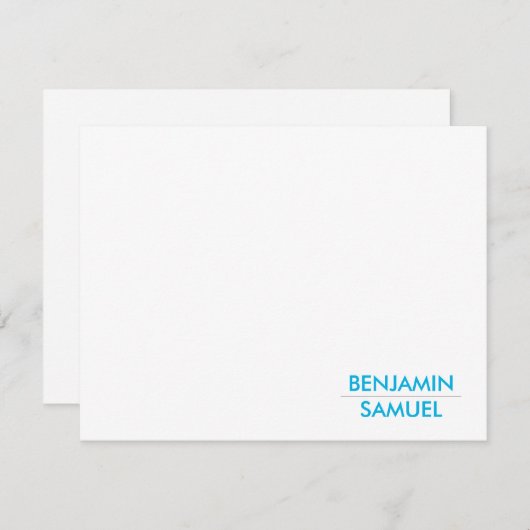 モダンなタイポグラフィはバー(ユダヤ教の)バル・ミツバーノートの感謝していしています 出欠カード (正面/裏面)