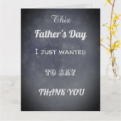モダンなタイポグラフィスタイル 感謝の父の日 カード (黄色い花)