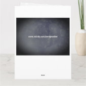 モダンなタイポグラフィスタイル 感謝を込めて 父の日 カード (裏面)