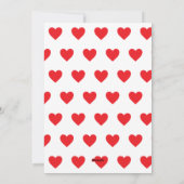 モダンなタイポグラフィーで「LOVE」 ヴァレンタインデーの写真 シーズンカード (裏面)