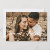 モダンなタイポグラフィーの季節の挨拶写真 シーズンカード (正面)