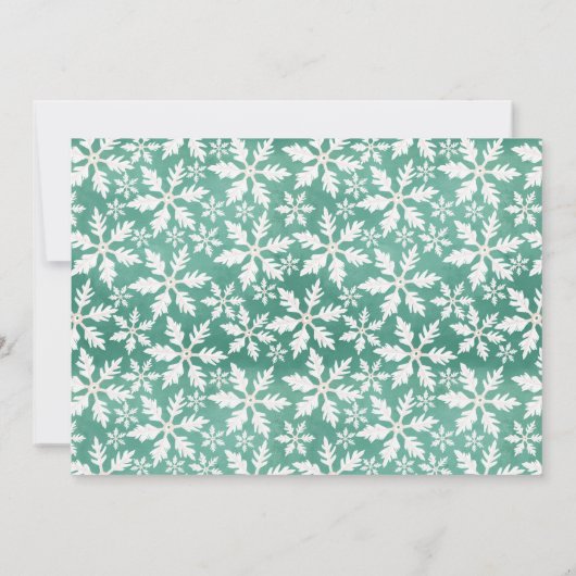 モダンなタイポグラフィーの季節の挨拶写真 シーズンカード (裏面)