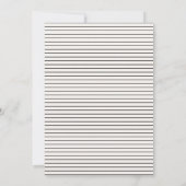 モダンなタイポグラフィーの結婚式延期お知らせ セーブザデート (裏面)