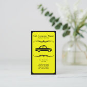 モダンなタクシー 名刺 (スタンド正面)