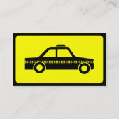 モダンなタクシー 名刺 (裏面)