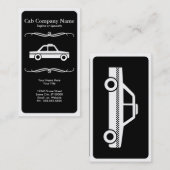 モダンなタクシー 名刺 (正面/裏面)