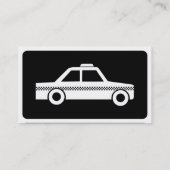 モダンなタクシー 名刺 (裏面)