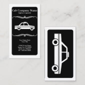 モダンなタクシー 名刺 (正面/裏面)
