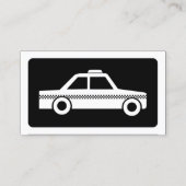 モダンなタクシー 名刺 (裏面)