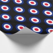 モダンなターゲット ラッピングペーパー (角)