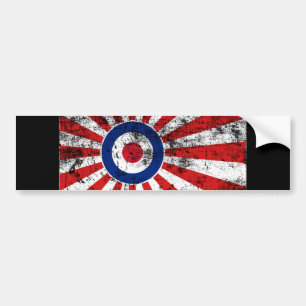 モダンなターゲットModsの日が差すことターゲットRoundel バンパーステッカー