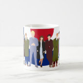 モダンなターゲットscooteristsのマグ コーヒーマグカップ (中央)