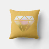 モダンなダイヤモンドの形のデザイン クッション (裏面)