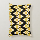 モダンなダイヤモンドパターンの柑橘類の切れ アクセントクッション (正面(垂直))