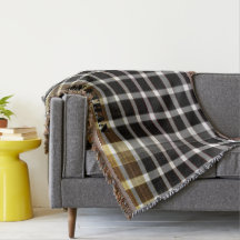 モダンなチェック柄 ブラック＆ホワイト