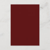 モダンなチェリーと明るい赤のカラフルな結婚式情報 エンクロージャーカード (裏面)