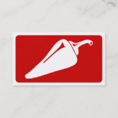 モダンなチリペッパー 名刺 (裏面)