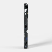 モダンなテラゾ石のテクスチャ柄 iPhoneケース (右側面)