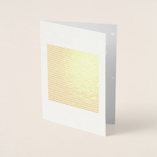 モダンなデザインで、洗練された組み合わせが特徴です 箔カード (正面)