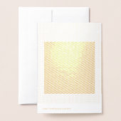 モダンなデザインで、洗練された組み合わせが特徴です 箔カード (裏面封筒付き)