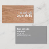 モダンなデザインの名刺 名刺 (正面/裏面)