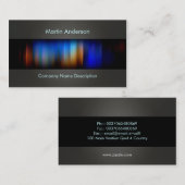 モダンなデザインの名刺 名刺 (正面/裏面)