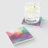 モダンなデザイン ストーンコースター (横)